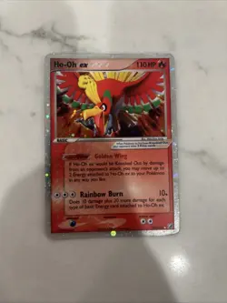 Pokemon TCG Ho-Oh EX Unseen Forces Holo Holo Rare Card 104/115 EX - Image 1