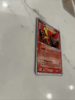 Pokemon TCG Ho-Oh EX Unseen Forces Holo Holo Rare Card 104/115 EX - Image 3