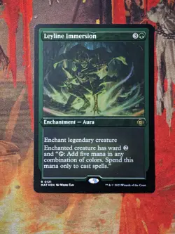 MTG Card: Leyline Immersion (March Machine: Aftermath) FOIL ETCHED - Image 1