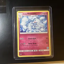 Alolan Ninetales - SM128 Black Star Holo Rare Promo #30 TCG Pokemon Card NM - Image 1