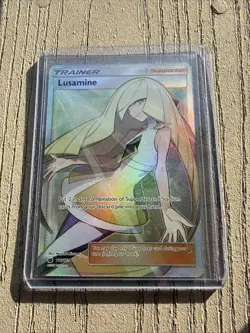 Pokemon Lusamine Trainer Full Art Holo Card 110/111 Crimson Invasion TCG - Image 1