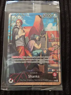 Shanks (2025 PSA Magazine Promo) OP09-001 One Piece Promotion Cards Foil - Image 1