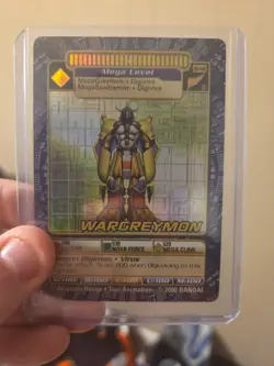 Wargreymon Digimon Digi-Battle Series 3 Holographic Trading Card Bo-148 - Image 1