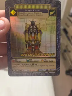 Wargreymon Digimon Digi-Battle Series 3 Holographic Trading Card Bo-148 - Image 3