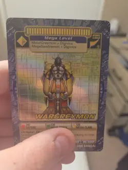 Wargreymon Digimon Digi-Battle Series 3 Holographic Trading Card Bo-148 - Image 5