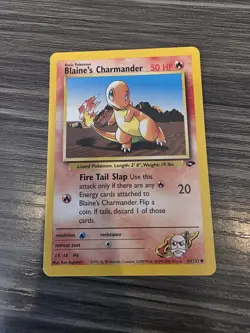 Blaine's Charmander 60/132 Gym Challenge - Pokemon Card - LP/NM - Image 1