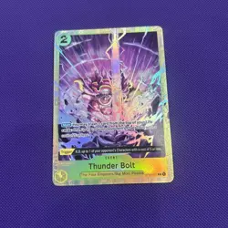 One Piece Tcg OP03-12￼1 Thunder Bolt Premium Card Collection - Image 1