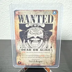 Gol D Roger OP09-118 SP Wanted Poster Manga OP13 One Piece Card English Carrying - Image 2