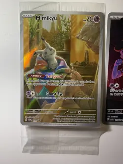 2 Card Rare Mimikyu Lot! SVP Black Star Promo Sealed & Mega Dream Team Rocket’s! - Image 2