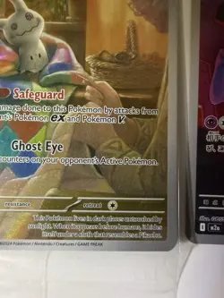 2 Card Rare Mimikyu Lot! SVP Black Star Promo Sealed & Mega Dream Team Rocket’s! - Image 5