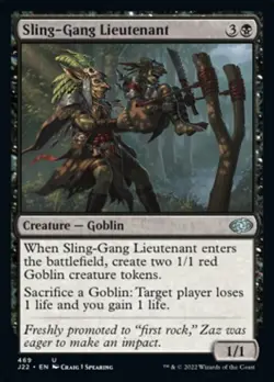 MTG Jumpstart 2022 U Sling-Gang Lieutenant #469 PLAYSET 4x x4 - Image 1