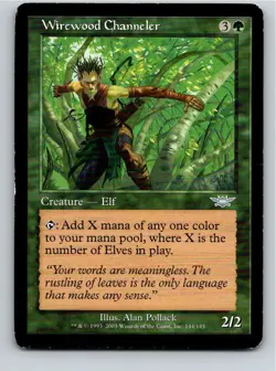 Magic the Gathering MP Wirewood Channeler Legions MTG Free Shipping! - Image 1