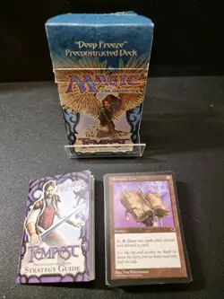 MTG - TEMPEST - Deep Freeze Preconstructed Deck - Complete [Not Sealed] - Image 1