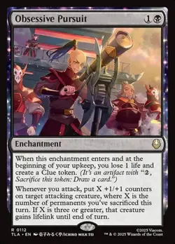 1x Obsessive Pursuit NM Eng MTG - Avatar The Last Airbender - Image 1