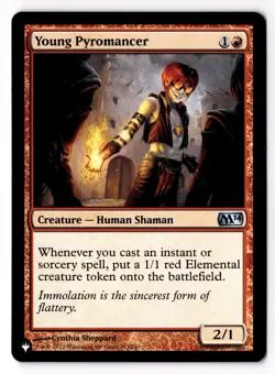 Young Pyromancer (M14) 163/249 The List Normal LP - Image 1