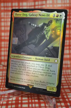 Three Dog, Galaxy News DJ - Foil - PIP 0120 - MTG - Mint - Image 3