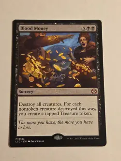 Blood Money X1 LCC MTG Commander Lost Caverns Of Ixalan - Image 1
