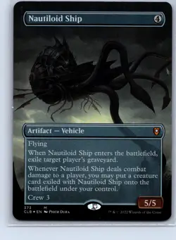 Comm Legends: Battle for Baldur's Gate #373 Nautiloid Ship (Borderless) Foil - Image 1