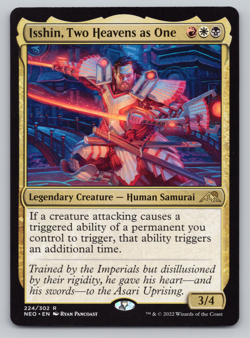 Isshin, Two Heavens as One - Kamigawa: Neon Dynasty MTG - Image 1
