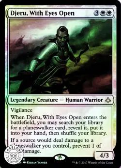 MTG Djeru, With Eyes Open (010) | NM Foil | Hour of Devastation {HOU} - Image 1