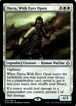 MTG Djeru, With Eyes Open (010) | NM Foil | Hour of Devastation {HOU} - Image 2