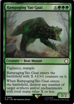 MTG Rampaging Yao Guai (82) | NM | Universes Beyond: Fallout {PIP} - Image 1