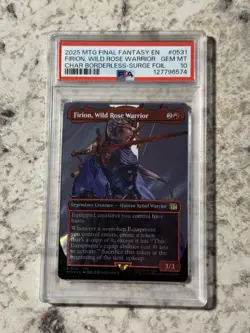 Firion Wild Rose Warrior SURGE FOIL 531 PSA 10 GEM MINT (MTG Final Fantasy 2025) - Image 1