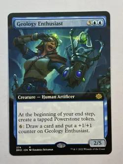 MTG - Geology Enthusiast - Extended Art - NM - The Brothers' War - Image 1