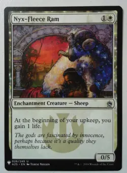 Nyx-Fleece Ram *Uncommon* Magic MtG x1 Mystery Booster - Image 1