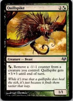 MTG Quillspike Creature Eventide Played - Image 1