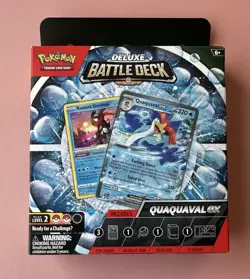 Pokemon TCG Deluxe Battle Deck Quaquaval EX NEW/SEALED w/ Radiant Greninja - Image 1