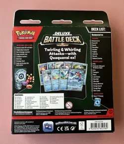 Pokemon TCG Deluxe Battle Deck Quaquaval EX NEW/SEALED w/ Radiant Greninja - Image 2