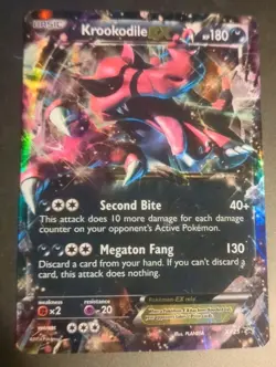 Pokemon TCG Krookodile EX XY25 Black Star Promo Holo HP - Image 1