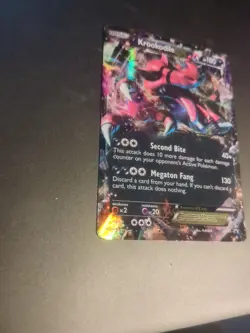 Pokemon TCG Krookodile EX XY25 Black Star Promo Holo HP - Image 3