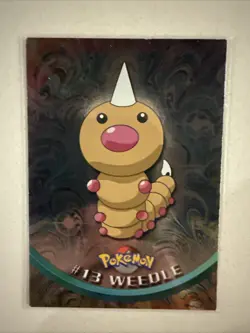 Pokemon Topps TCG: Weedle #13 Base Chrome - Series 1 - Image 1