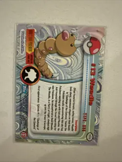 Pokemon Topps TCG: Weedle #13 Base Chrome - Series 1 - Image 2