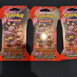 4 packs!!!!Pokemon TCG: Scarlet & Violet - Destined Rivals Sleeved Booster x4!! - Image 2