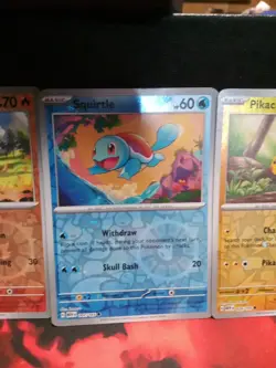 Pokemon 151 Cosmos Promo Set Pikachu Squirtle Charmander Bulbasaur Costco NM - Image 4