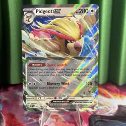 Pokemon TCG Pidgeot ex 164/197 Scarlet & Violet Obsidian Flames Double Rare Holo - Image 1