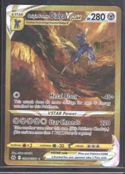 2022 Crown Zenith Origin Forme Dialga VSTAR Holo Rare #GG68/GG70 - Image 1