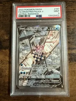 Pokemon TCG Origin Forme Palkia v Astral Radiance 167/189, Alt Art - PSA 9 - Image 1