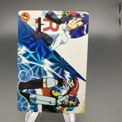 1996 Pokemon Japanese Vending Prism Sticker Machamp Charizard Unofficial - Image 2