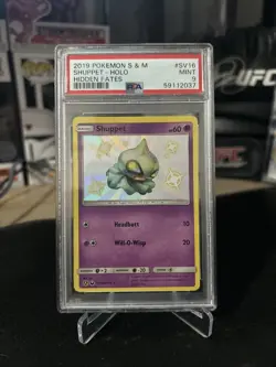2019 Pokemon Sun & Moon Hidden Fates SV16 Shuppet-Holo PSA 9 - Image 1