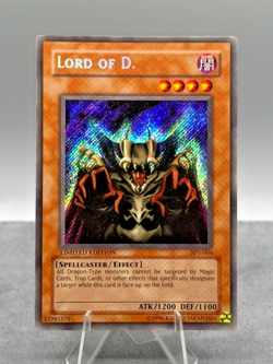Yu-Gi-Oh! TCG Lord of D. BPT-004 Secret Rare Limited Edition LP/NM See Photos - Image 1