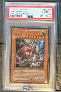 PSA 10 Sphinx Teleia EP1-EN003 Yu-Gi-Oh! Movie Exclusive Pack Limited Edition - Image 1