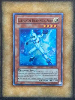Yugioh Elemental Hero Neos Alius TAEV-EN018 Super Rare NM - Image 1