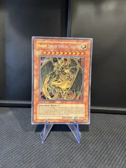 YUGIOH HAMON LORD OF STRIKING THUNDER CT03-EN006 SECRET RARE Moderate Play MP - Image 5