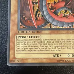 Yugioh Uria, Lord of Searing Flames CT03-EN005 Secret Rare Limited Edition MP - Image 5