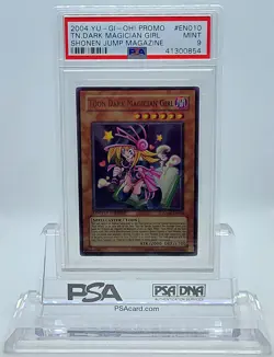YUGIOH JUMP-EN010 TOON DARK MAGICIAN GIRL ULTRA RARE HOLO PSA 9 MINT #41300854 - Image 2