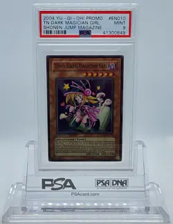 YUGIOH JUMP-EN010 TOON DARK MAGICIAN GIRL ULTRA RARE HOLO PSA 9 MINT #41300649 - Image 1